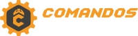 logo comandos white